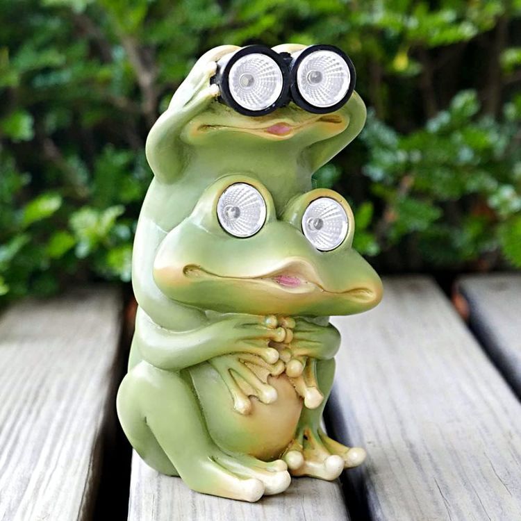 No. 5 - Juliahestia Garden Decor Frog Outdoor Statue - 5