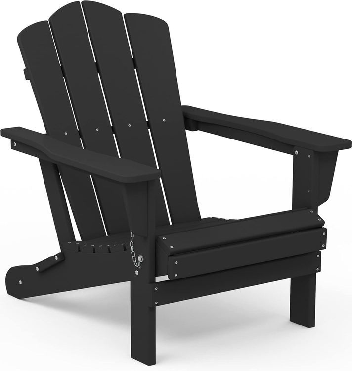 No. 5 - KINGYES HDPE All-Weather Folding Adirondack Chair - 1