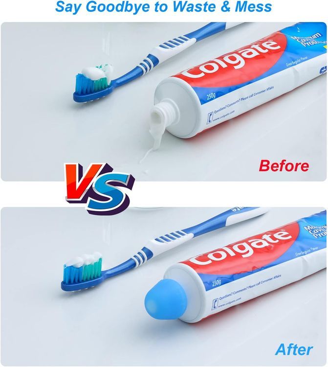 No. 8 - Tnvee 6 Pack Silcone Toothpaste Cap - 2