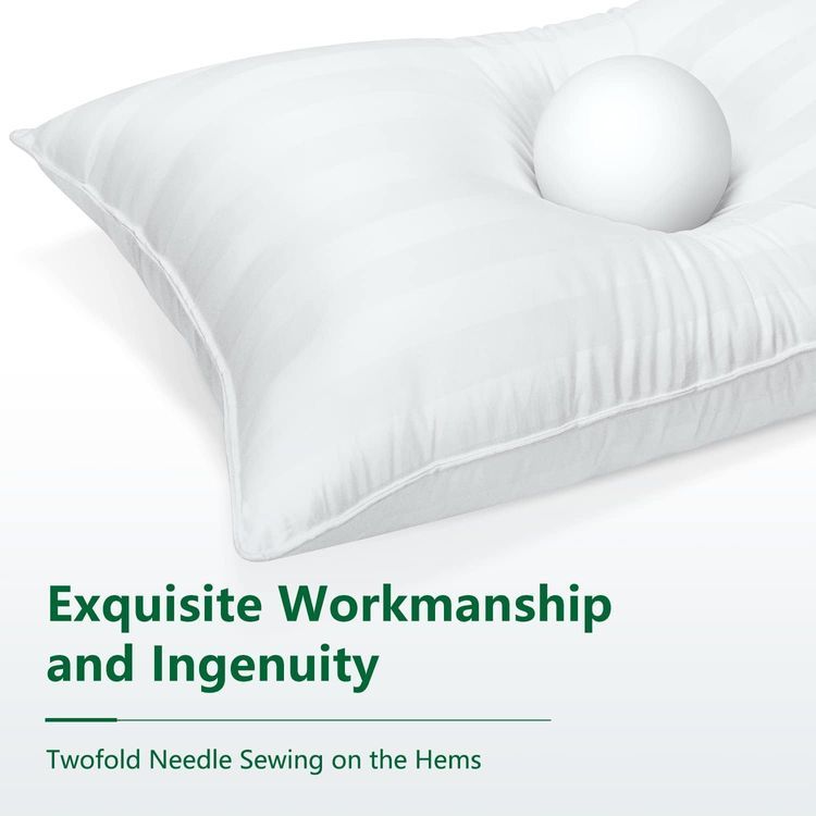 No. 1 - COZSINOOR Hotel Grade Queen Size Cooling Bed Pillows - 4