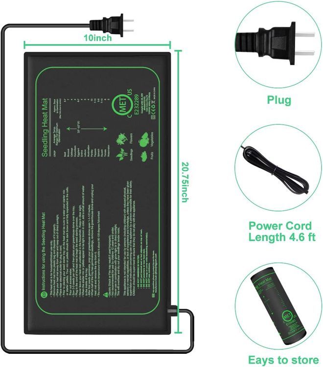 No. 6 - Seedling Heat Mat for Seed Starting - 2