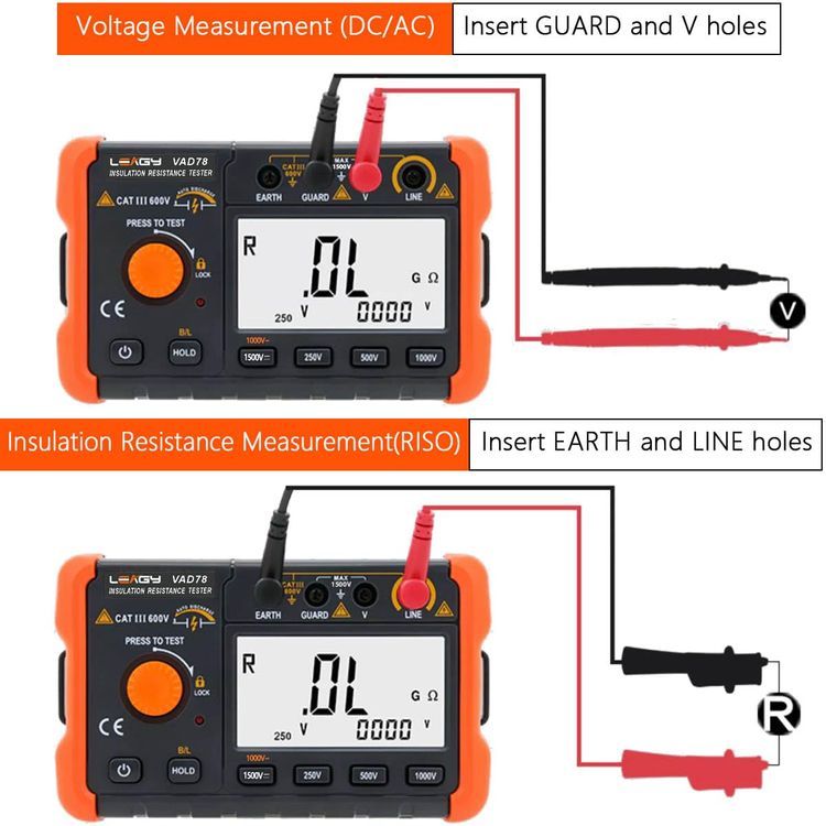 No. 2 - LEAGY VAD78 Insulation Resistance Meter - 3