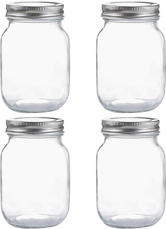 No. 3 - YINGERHUAN Glass Regular Mouth Mason Jars - 1