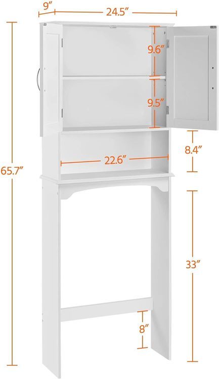 No. 8 - Yaheetech Over-the-Toilet Storage - 4