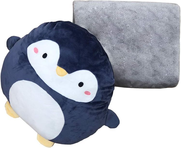 No. 7 - Hofun4U Kids' Plush Pillow & Blanket Set - 5