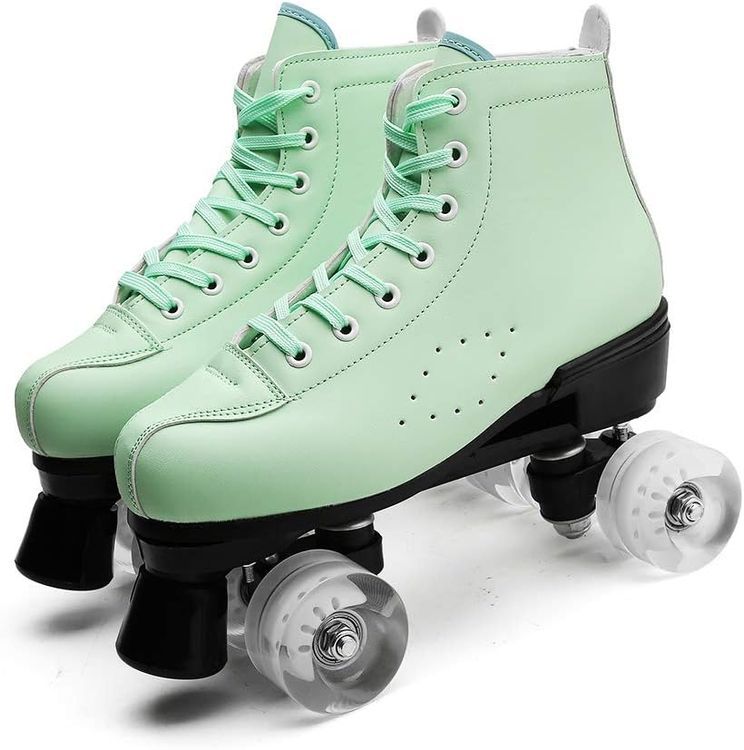 No. 8 - Youth Outdoor Roller Skates Indoor Speed High-top Quad Skate for Girls Women - 3