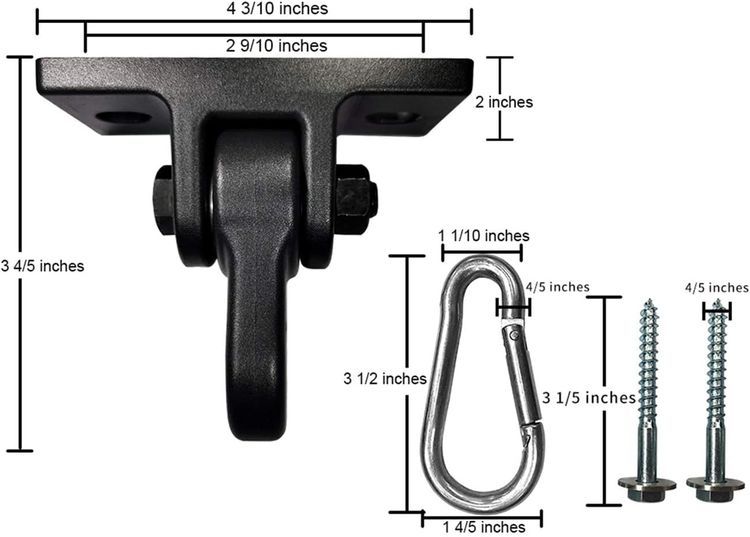 No. 1 - ABUSA Heavy Duty Swing Hangers - 4