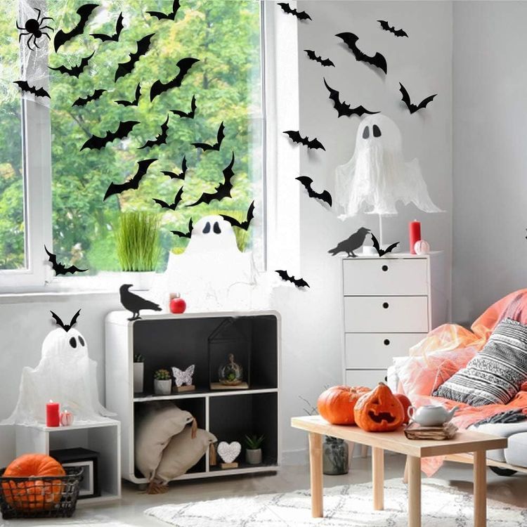 No. 8 - LUDILO Halloween Bats Decoration - 5