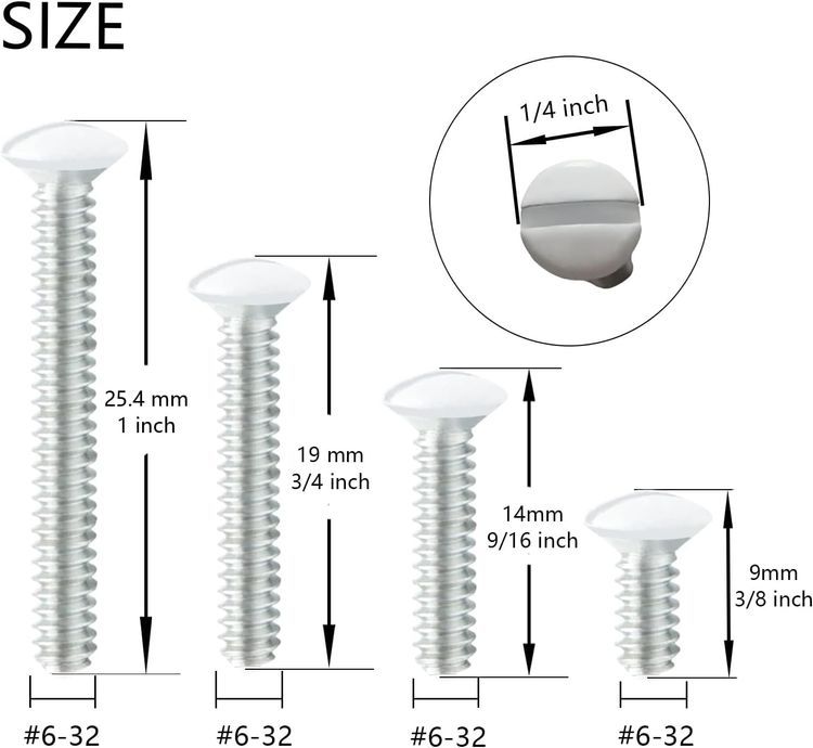 No. 4 - Taezn Wall Plate Screws - 2