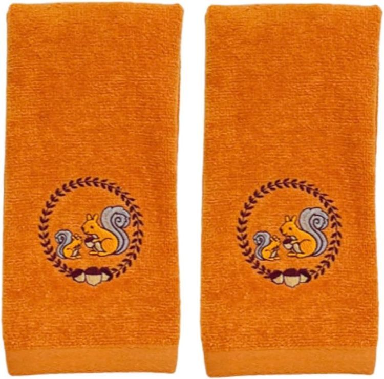 No. 2 - Serafina Home Decorative Fall Fingertip Towels - 1