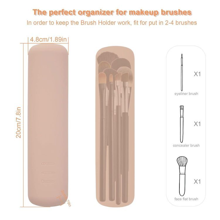 No. 3 - FERYES Travel Makeup Brush Holder - 4