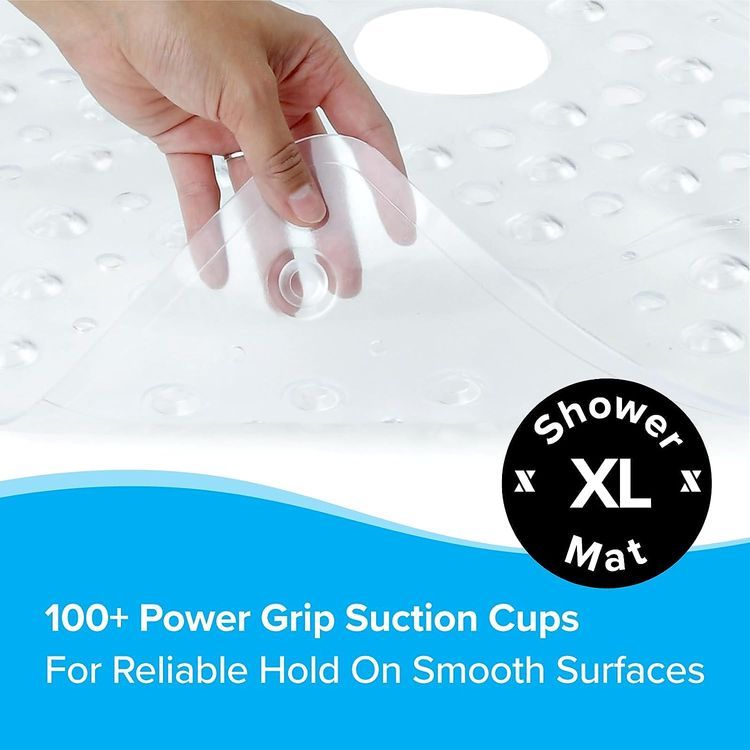 No. 1 - SlipX Solutions Accu-Fit Square Shower Mat - 4