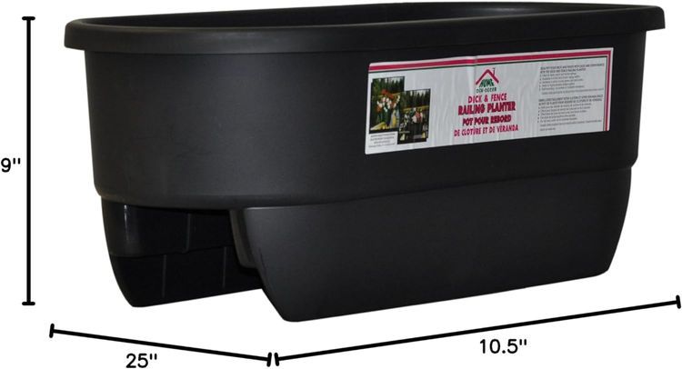 No. 9 - Home Dek Dekor Rail Planter - 2