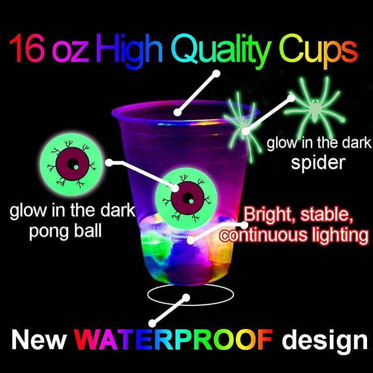 No. 3 - Glow in the Dark Beer Pong Set - 2