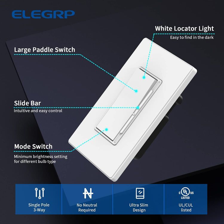 No. 4 - ELEGRP Digital Dimmer Light Switch - 4