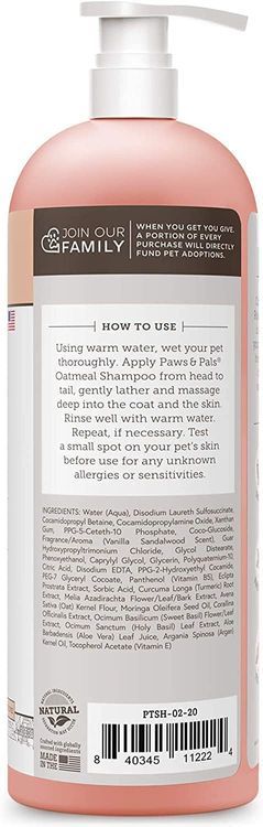 No. 1 - 6-in-1 Oatmeal Pet Shampoo & Conditioner - 4