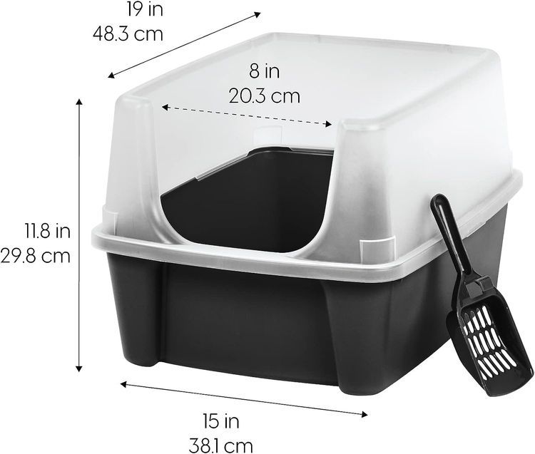 No. 2 - IRIS USA Cat Litter Box - 2