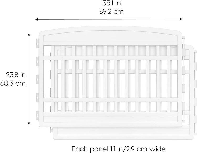 No. 6 - IRIS USA 24'' 2 Panel Exercise Pet Playpen Add-On - 5