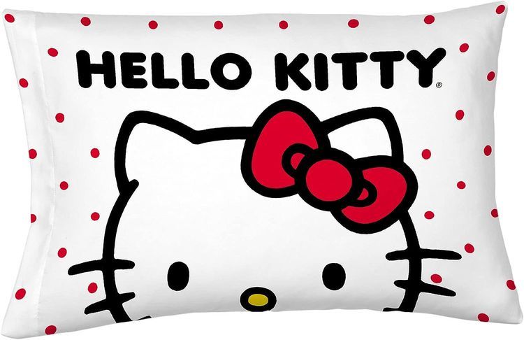 No. 7 - Hello Kitty Beauty Silky Satin Standard Pillowcase Cover - 1