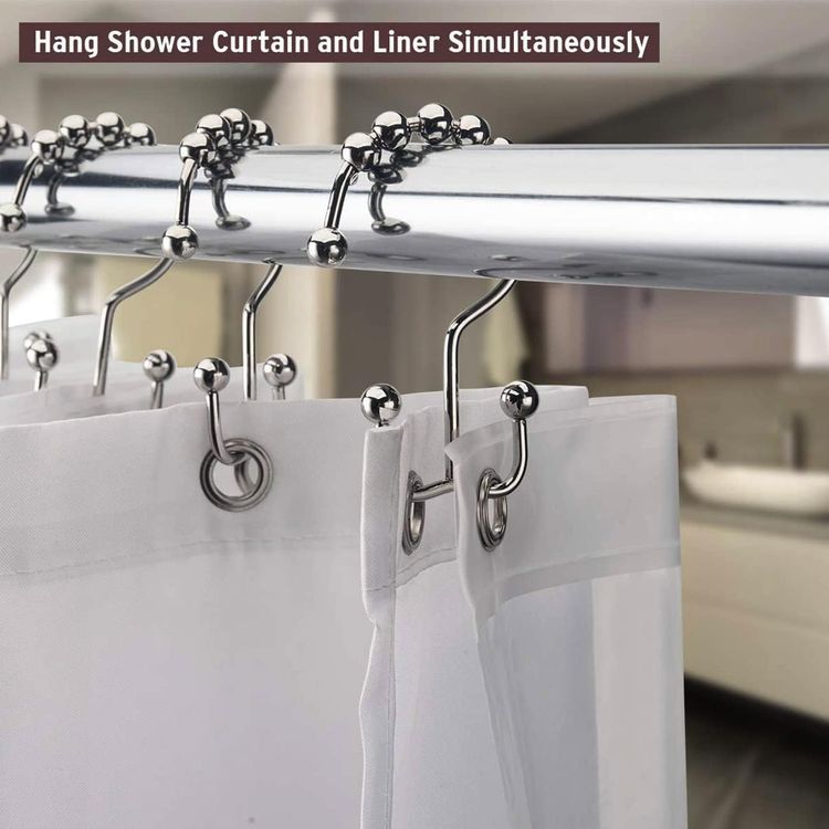 No. 4 - Decorative Shower Curtain Hooks - 4