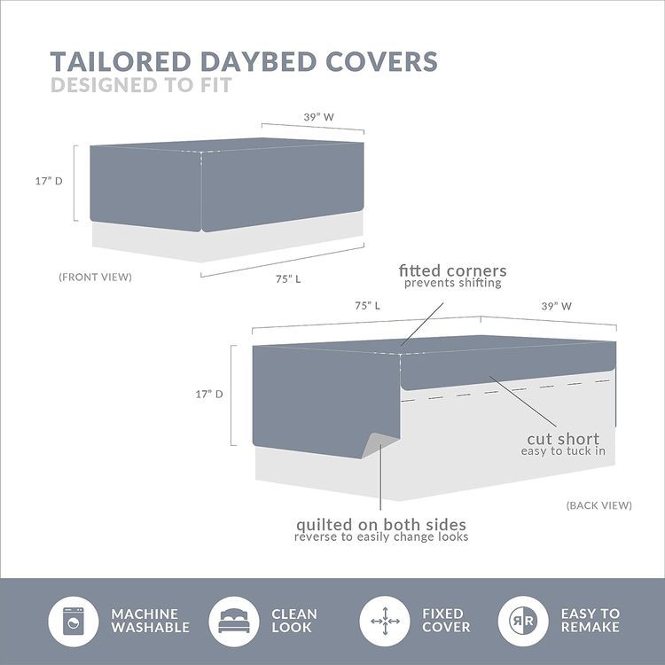 No. 8 - Madison Park Daybed Cover Set - 4