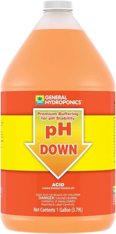 No. 2 - General Hydroponics pH Down Liquid Premium Buffering For Stability - 1