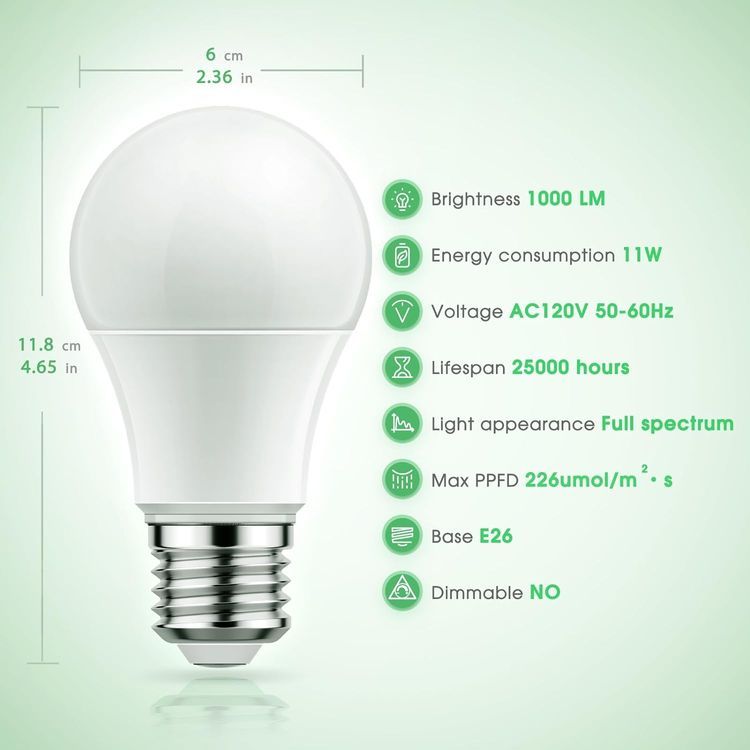 No. 5 - Briignite Grow Light Bulbs - 5