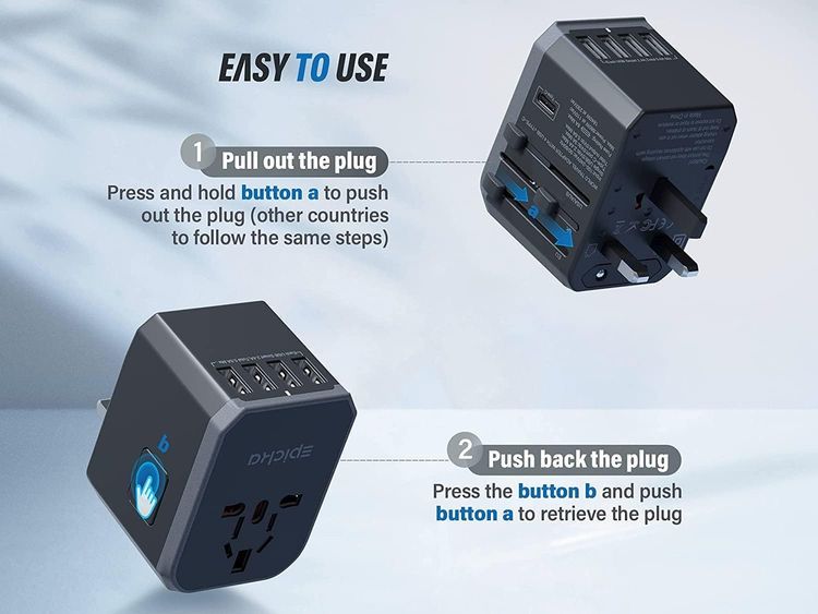 No. 2 - EPICKA Universal Travel Adapter - 2