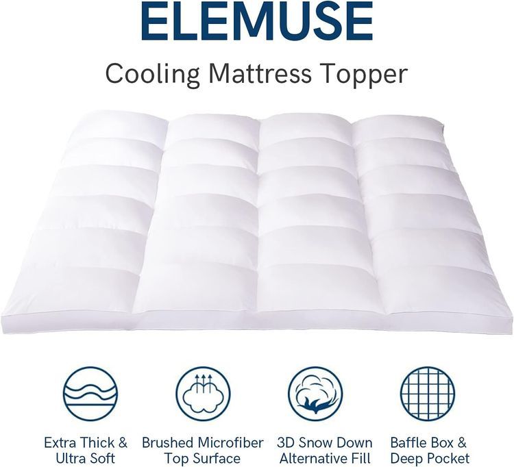 No. 9 - ELEMUSE Queen Mattress Topper - 2