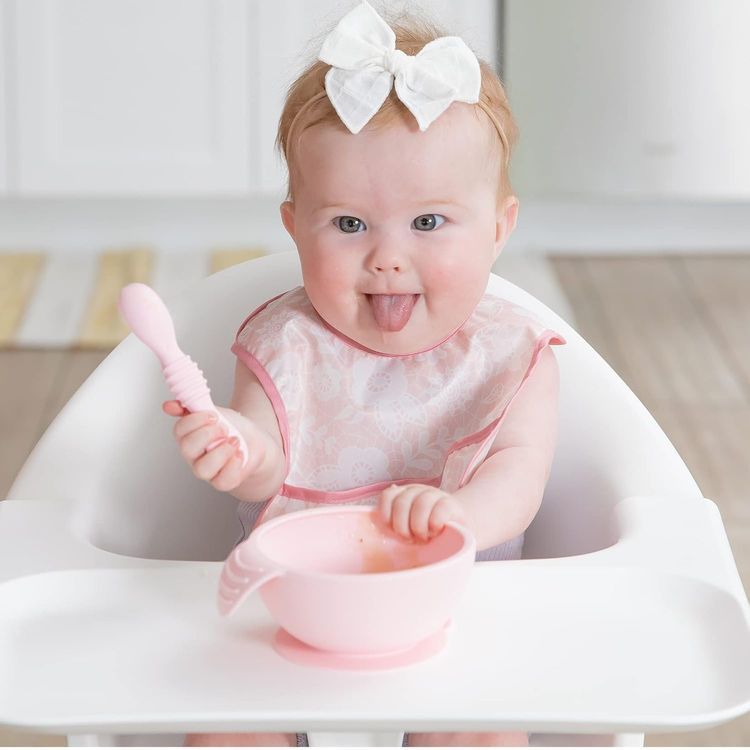 No. 7 - Bumkins Silicone First Feeding Set - 4