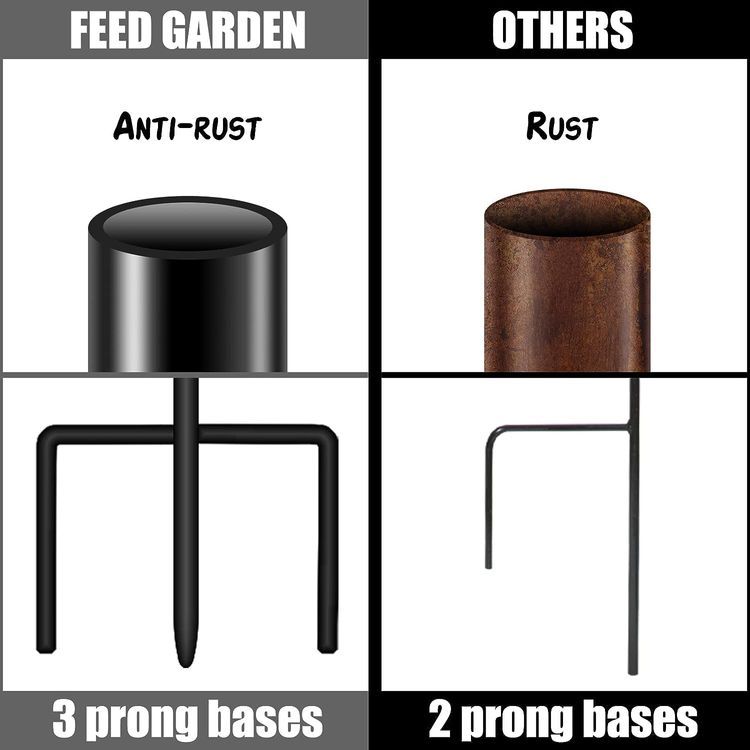 No. 9 - FEED GARDEN Adjustable 32 Inch Shepherd Hooks - 3