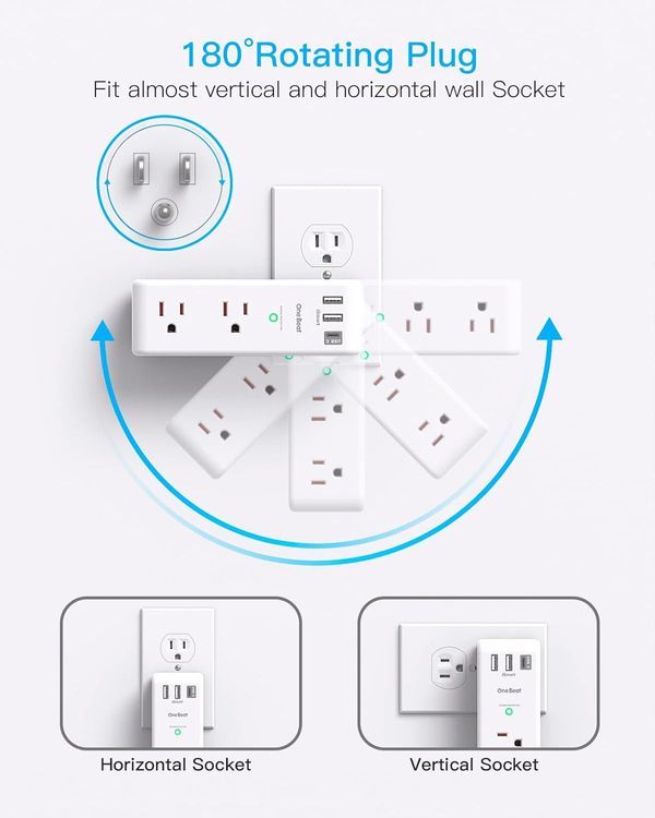 No. 3 - Surge Protector Outlet Extender - 2