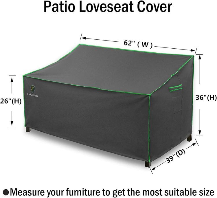 No. 9 - F&J Outdoors Patio Loveseat Cover - 4