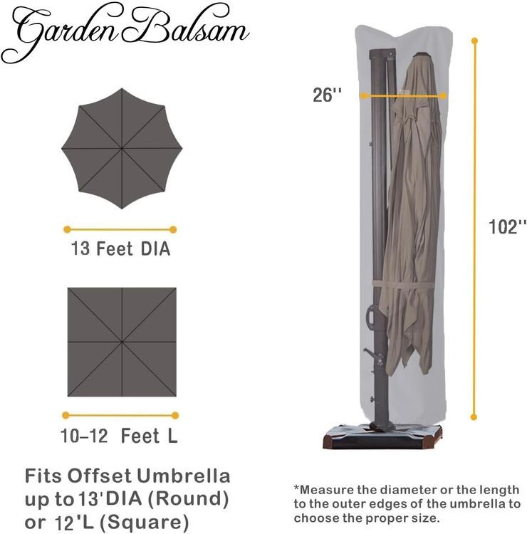 No. 2 - Garden Balsam Patio Umbrella Cover - 2