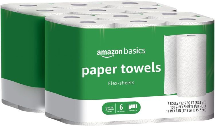 No. 8 - Amazon Basics 2-Ply Paper Towels - 1