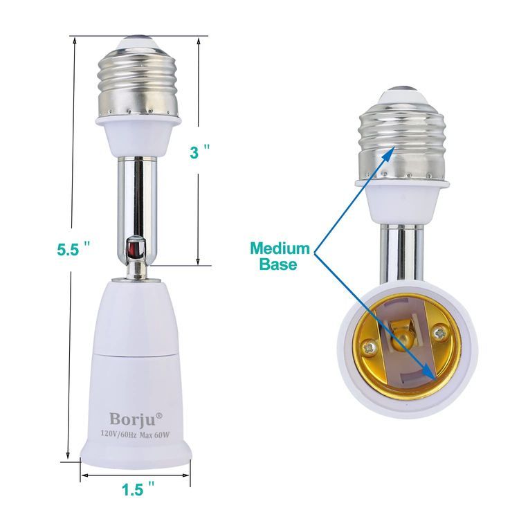 No. 2 - Borju Light Socket Extender - 3