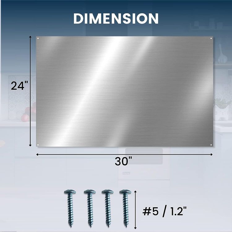 No. 8 - CALPALMY Reversible Metal Backsplash - 3