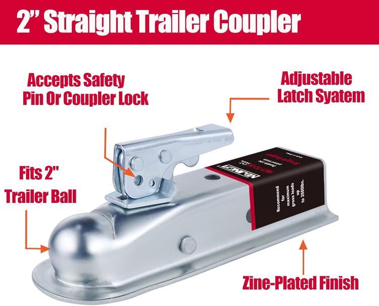 No. 4 - Straight Trailer Coupler - 5