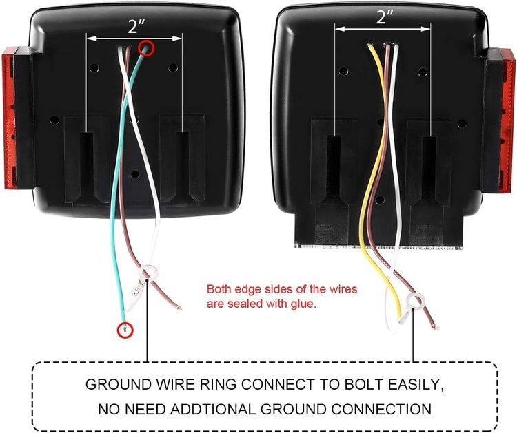 No. 5 - CZC AUTO Trailer Lights - 5