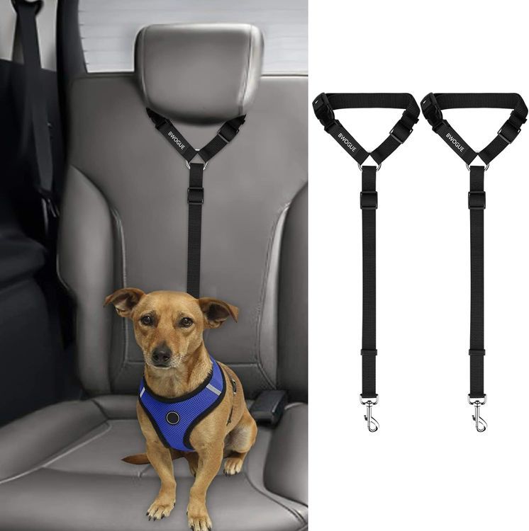 No. 3 - BWOGUE Pet Car Seat Belt Strap - 1