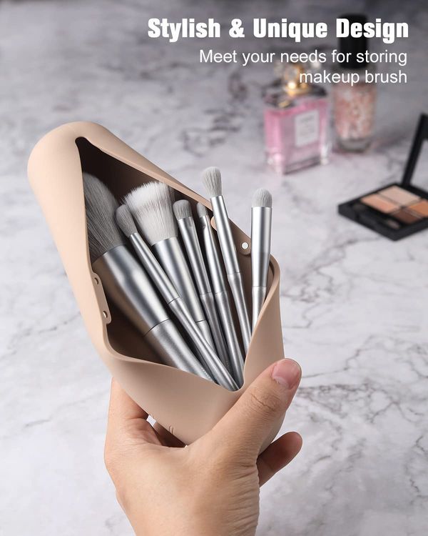 No. 3 - FERYES Travel Makeup Brush Holder - 3