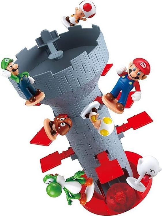 No. 6 - Super Mario Tabletop Blow Up! Shaky Tower Balancing Game - 3