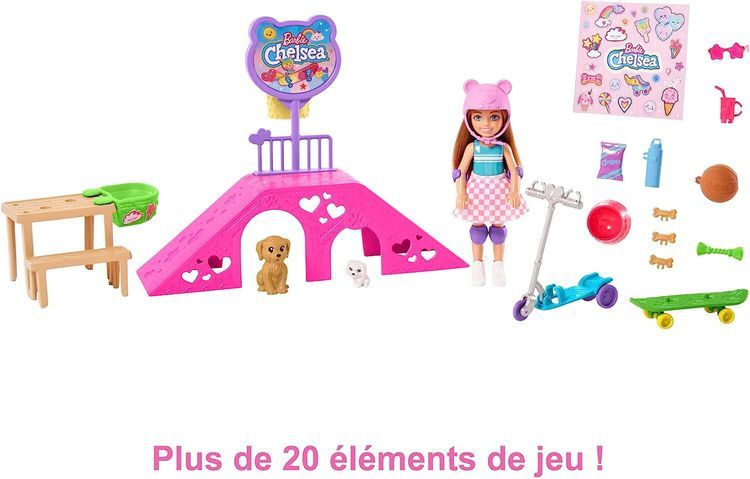 No. 9 - Barbie Chelsea Doll Skatepark Playset - 5