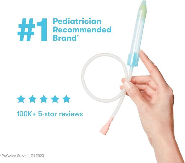 No. 1 - Frida Baby Nasal Aspirator NoseFrida the Snotsucker with 24 Extra Hygiene Filters - 2