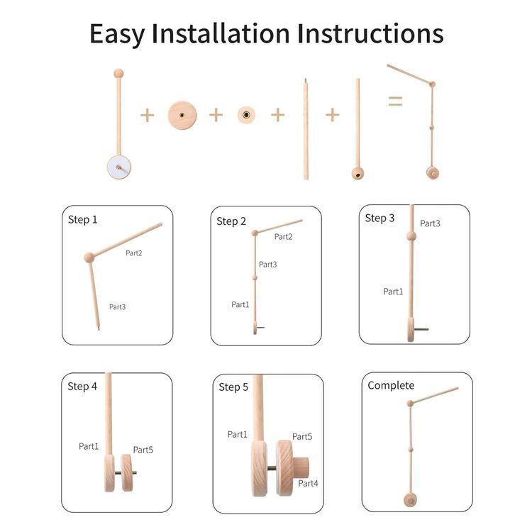 No. 1 - Baby Crib Mobile Arm - 5