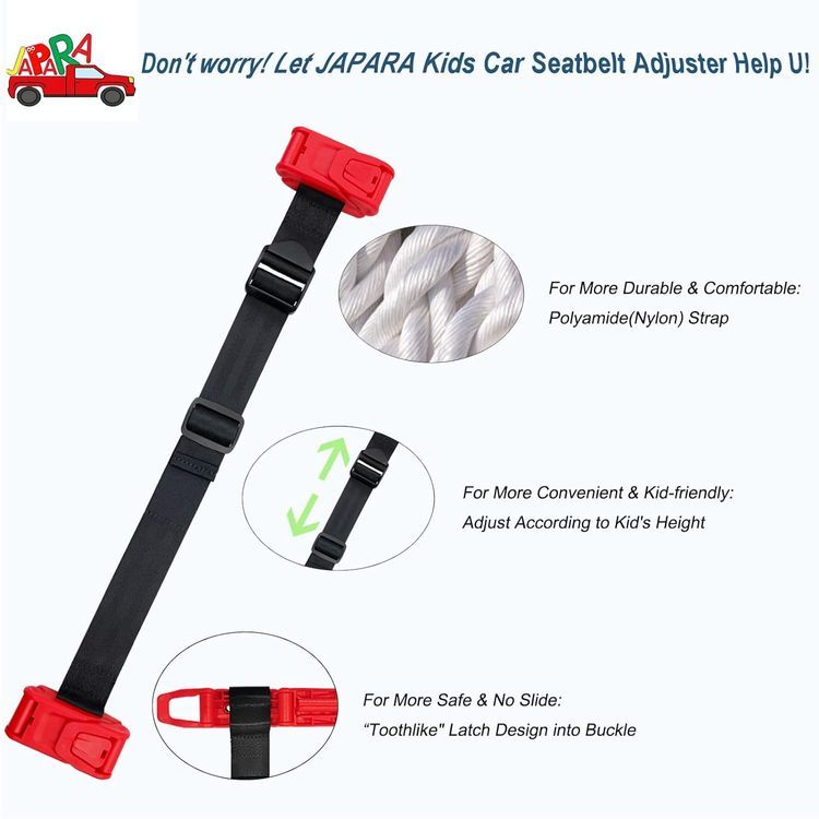 No. 6 - JAPARA Kids Seat Belt Adjuster - 3