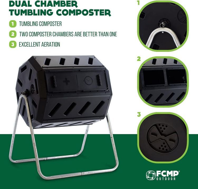 No. 1 - FCMP Outdoor IM4000 Composting Tumbler - 4