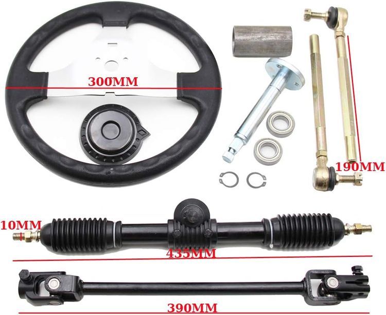 No. 9 - PRO BAT 300mm Steering Wheel Steel Kit - 2