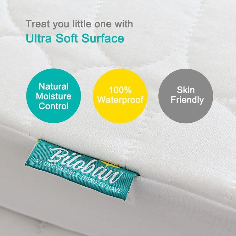 No. 4 - Biloban Crib Mattress Protector - 4