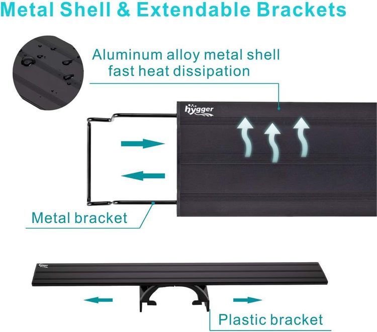 No. 7 - hygger 14W Full Spectrum Aquarium Light - 5
